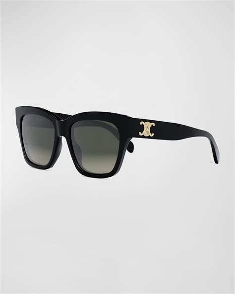 celine square sunglasses brown discount neiman marcus|Celine Triomphe Square Acetate Sunglasses .